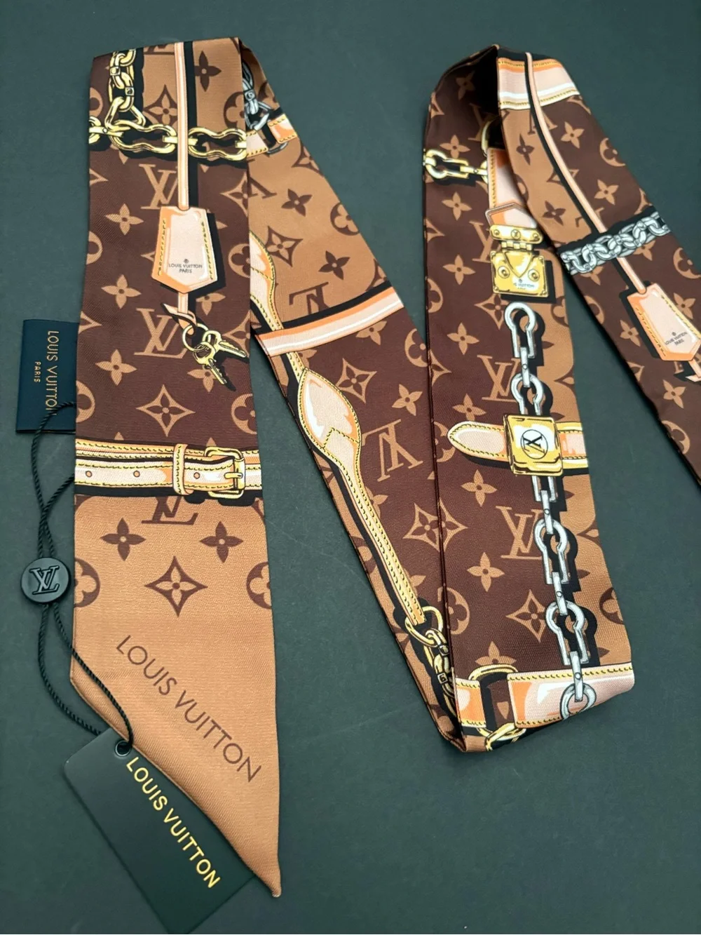 Fashion Silk Scarf Long Twilly